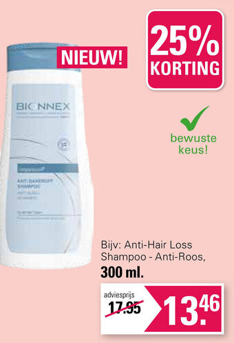 De Online Drogist Anti-Hair Loss Shampoo - Anti-Roos, 300 ml. aanbieding