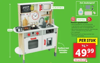 Lidl Houten speelkeuken aanbieding