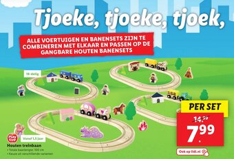 Lidl Houten treinbaan aanbieding