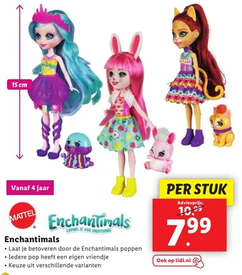 Lidl Enchantimals aanbieding