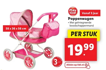 Lidl Poppenwagen aanbieding