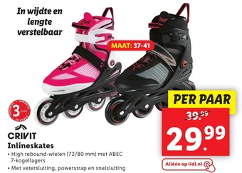 Lidl CRIVIT Inlineskates aanbieding