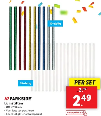 Lidl PARKSIDE Lijmstiften aanbieding