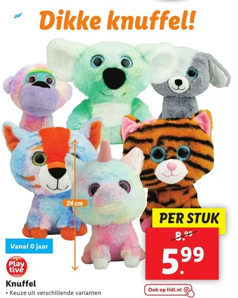 Lidl Knuffel aanbieding