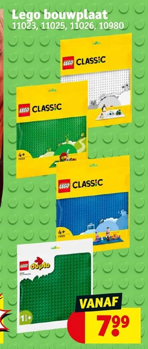 Kruidvat Lego bouwplaat aanbieding