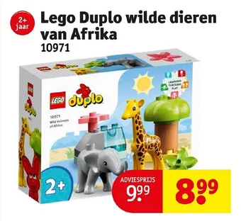 Kruidvat Lego Duplo wilde dieren van Afrika 10971 aanbieding