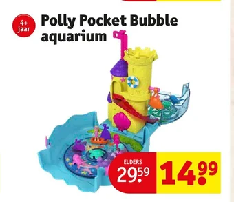 Kruidvat Polly Pocket Bubble aquarium aanbieding