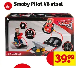 Kruidvat Smoby Pilot V8 stoel aanbieding