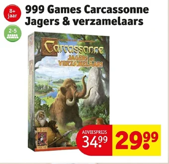 Kruidvat 999 Games Carcassonne Jagers & verzamelaars aanbieding