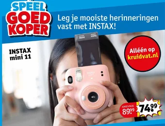 Kruidvat INSTAX mini 11 aanbieding