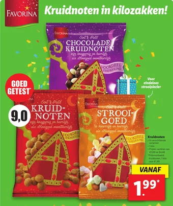 Lidl Kruidnoten aanbieding