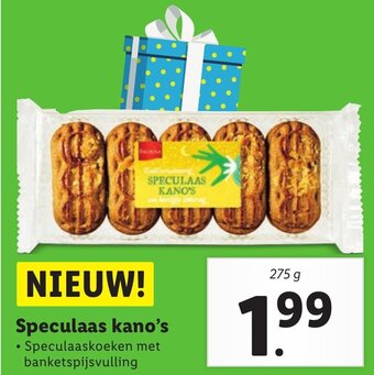 Lidl Speculaas kano's 275g aanbieding