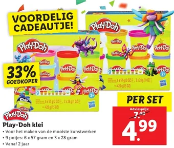 Lidl Play-Doh klei aanbieding