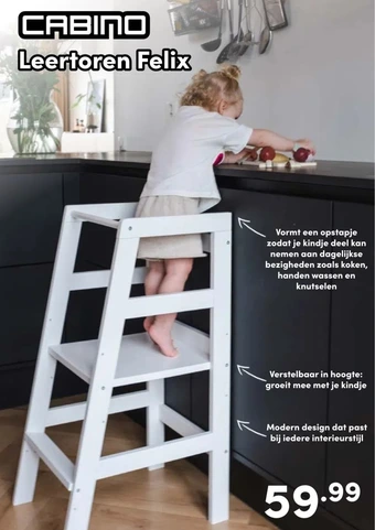 Baby & Tiener CABINO Leertoren Felix aanbieding