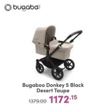 Baby & Tiener Bugaboo Donkey 5 Black Desert Taupe aanbieding