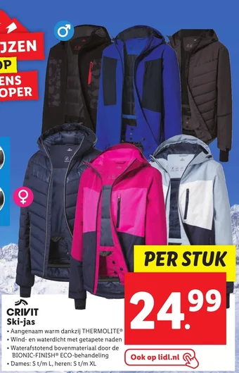 Lidl CRIVIT Ski-jas aanbieding