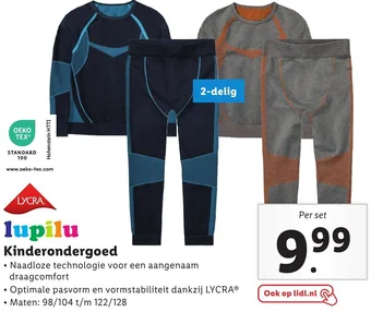 Lidl lupilu Kinderondergoed aanbieding