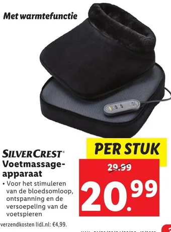 Lidl SILVERCREST Voetmassage Apparaat aanbieding