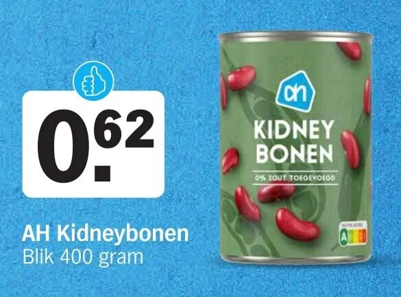 AH Kidneybonen Blik 400 gram aanbieding bij Albert Heijn