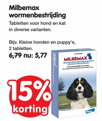 Jumper Milbemax wormenbestrijding aanbieding