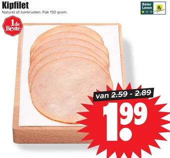 Dirk Kipfilet 150g aanbieding