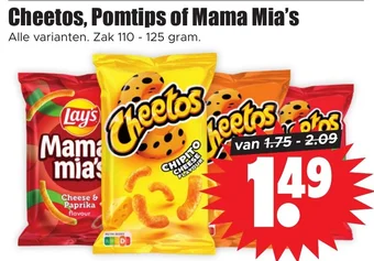 Dirk Cheetos, Pomtips of Mama Mia's aanbieding