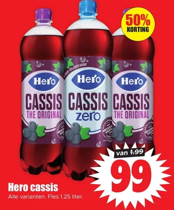 Dirk Hero cassis aanbieding