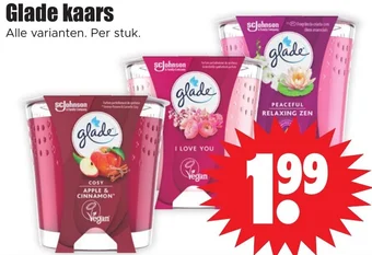 Dirk Glade kaars aanbieding