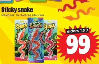 Dirk Sticky snake aanbieding