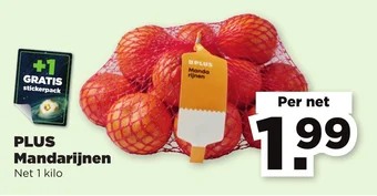 PLUS PLUS Mandarijnen aanbieding