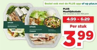 PLUS PLUS Maaltijdsalade aanbieding