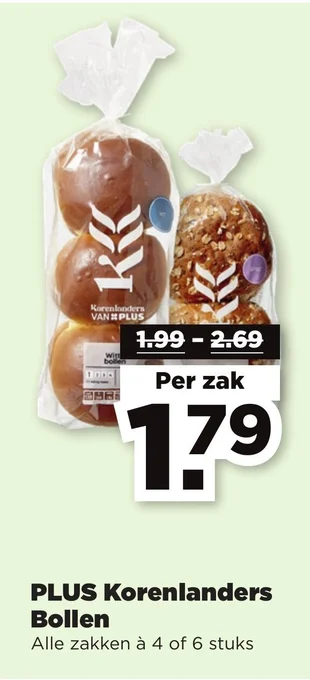 PLUS PLUS Korenlanders Bollen aanbieding