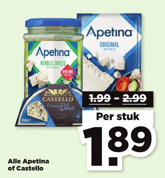 PLUS Alle Apetina of Castello aanbieding