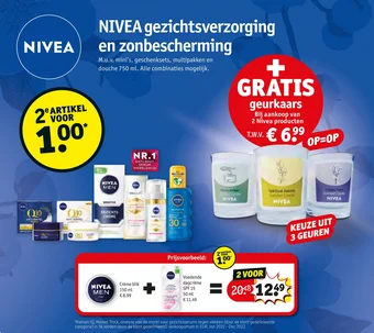 Kruidvat NIVEA gezichtsverzorging en zonbescherming aanbieding