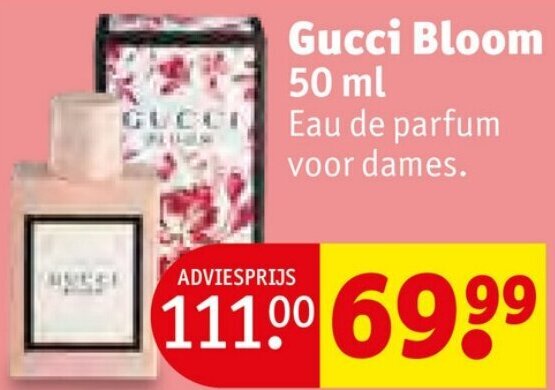 Gucci Bloom 50 ml aanbieding bij Kruidvat