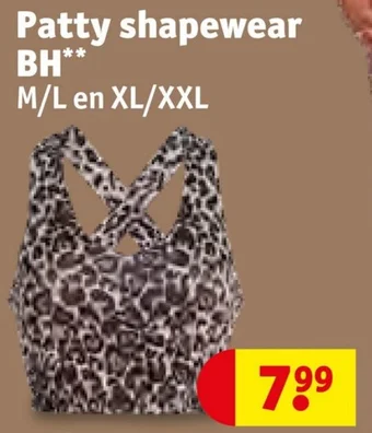 Kruidvat Patty shapewear BH aanbieding