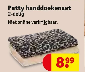 Kruidvat Patty handdoekenset 2-delig aanbieding