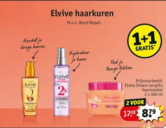 Kruidvat Elvive haarkuren aanbieding