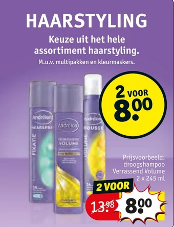 Kruidvat HAARSTYLING aanbieding