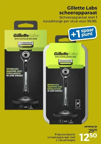 Trekpleister Gillette Labs- scheerapparaat aanbieding