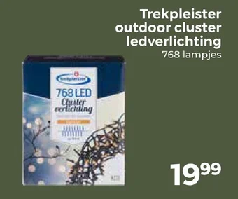 Trekpleister Trekpleister outdoor cluster ledverlichting 768 lampjes aanbieding