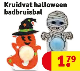 Kruidvat Halloween badbruisbal aanbieding