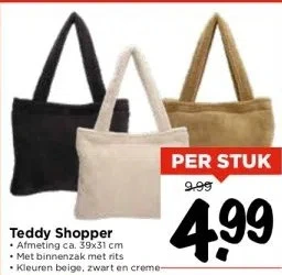 Vomar Voordeelmarkt Teddy shopper aanbieding
