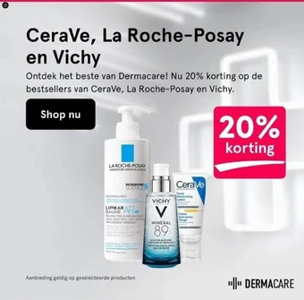 Etos Cerave, la roche-posay en vichy aanbieding