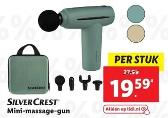 Lidl Silvercrestⓡ mini-massage-gun aanbieding