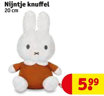 Kruidvat Nijntje knuffel 20 cm aanbieding