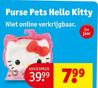 Kruidvat Purse Pets Hello Kitty aanbieding