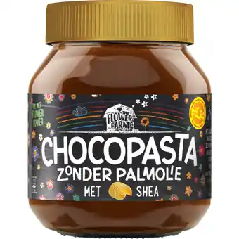 Albert Heijn Flower farm chocopasta zonder palmolie aanbieding
