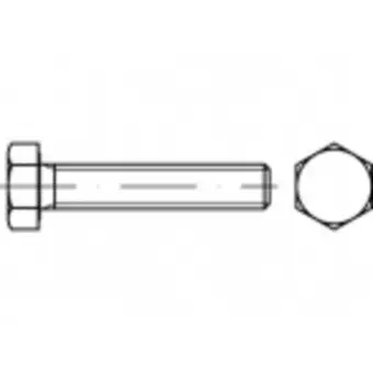 Conrad Toolcraft to-5410287 zeskantbouten m10 16 mm buitenzeskant iso 4017 staal galvanisch verzinkt 200 stuk(s) aanbieding