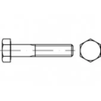 Conrad Toolcraft to-5399400 zeskantbouten m12 220 mm buitenzeskant iso 4014 25 stuk(s) aanbieding